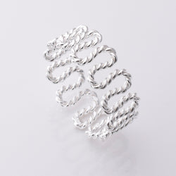 R245 - 925 silver wavy ring