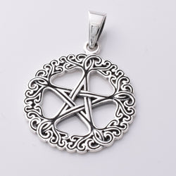 P942 - 925 Sterling silver pentagram pendant
