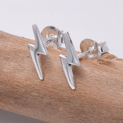 S667 - 925 silver lightning stud earrings