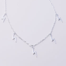 P853 - 925 Silver lightning necklace