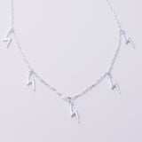 P853 - 925 Silver lightning necklace