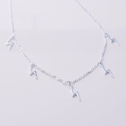P853 - 925 Silver lightning necklace