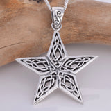 P859 - 925 Silver celtic star pendant