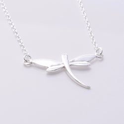 P836 - 925 Silver dragonfly necklace