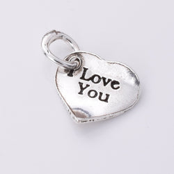 P904 - 925 Silver heart pendant/charm