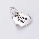 P904 - 925 Silver heart pendant/charm