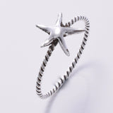 R190 - 925 silver starfish ring