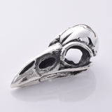 P913 - 925 Sterling Silver Raven Skull pendant