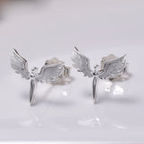 S687 - 925 arch angel stud earrings