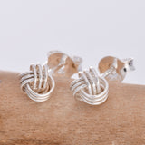 S013 5mm knot stud earrings