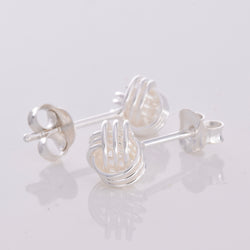 S013 5mm knot stud earrings