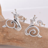 S474 - Brian The Snail stud earrings