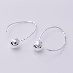 E198 - Sterling Silver Sphere Earrings