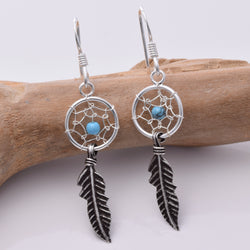 E282 - Dreamcatcher 10mm Earrings