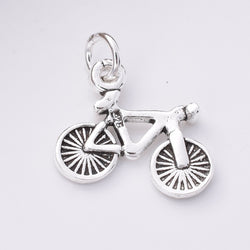 P903 - 925 Silver bicycle charm