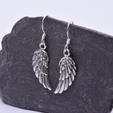 E449 - Angel wing design 925 silver earrings