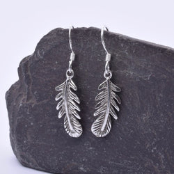 E560 - SALE - Oak leaf drop earrings