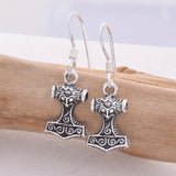 E501 - Thors Hammer drop earrings