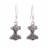 E501 - Thors Hammer drop earrings