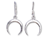 E526 - 925 Silver horn earrings