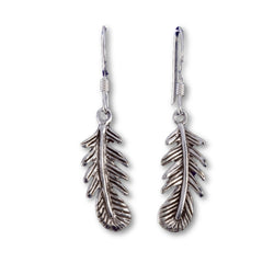 E560 - SALE - Oak leaf drop earrings