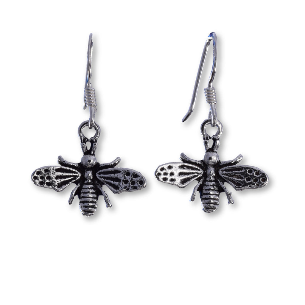 E572 - Flying bee drop earring