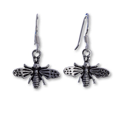 E572 - Flying bee drop earring