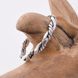 R242 - 925 silver braid twist ring