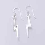 E700 - 925 silver lightning bolt earrings