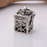 P932 - 925 Sterling silver prayer box locket