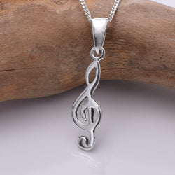 P312 - Treble Clef Pendant