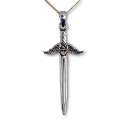 P339 - Winged Broad Sword Pendant