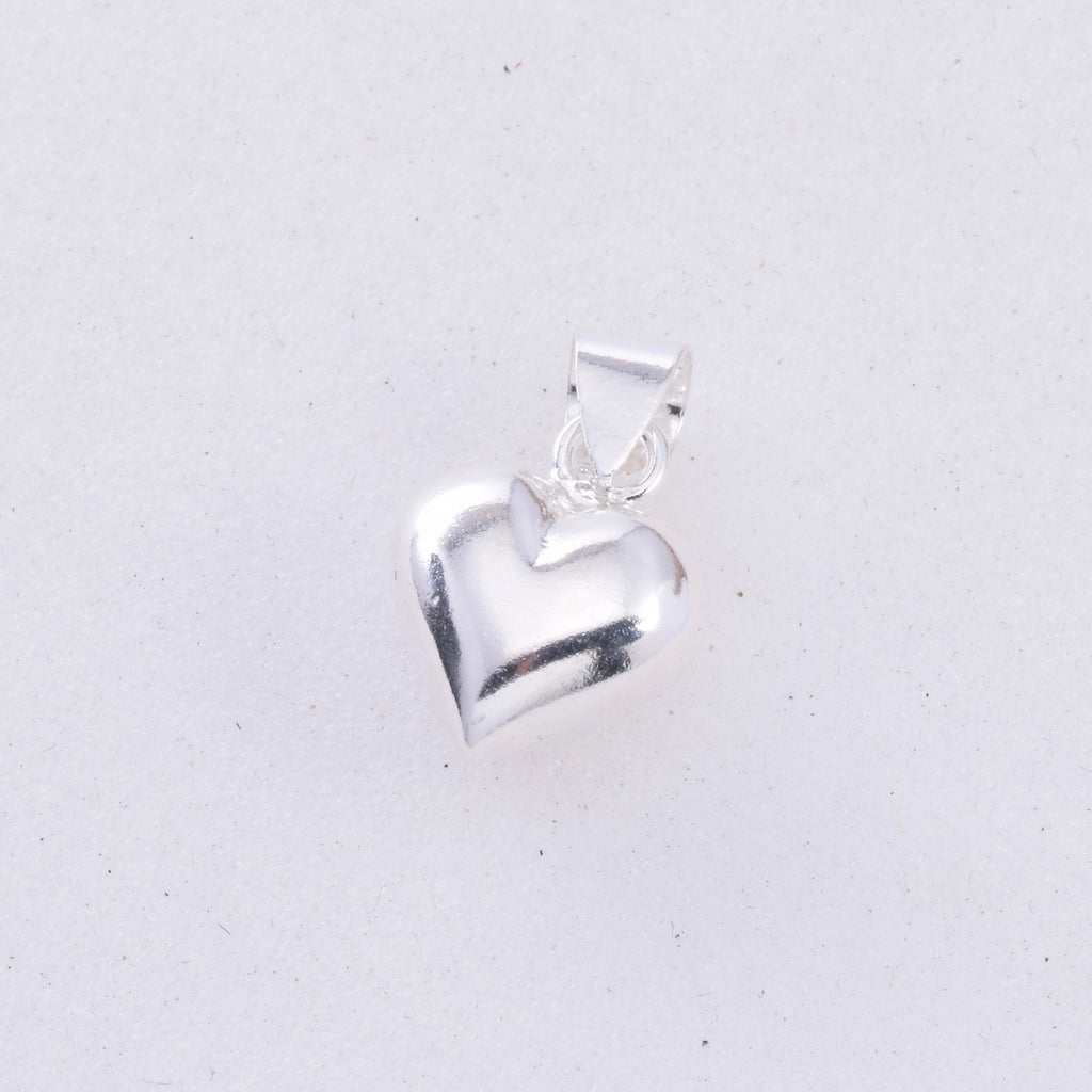 P520 - 925 silver puff heart pendant