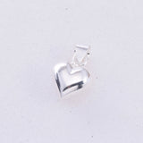 P520 - 925 silver puff heart pendant