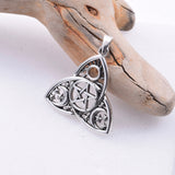 P528 - 925 Silver Moon phase pendant