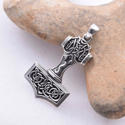 P529 - 925 Silver Thors Hammer pendant