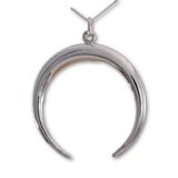 P597 - Large Crescent horn pendant
