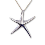 P624 - Silver Starfish pendant