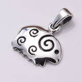 P760 - Cute silver sheep pendant