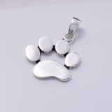 P839 - 925 silver large paw pendant