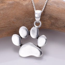 P839 - 925 silver large paw pendant