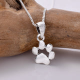 P875 - 925 silver small paw pendant