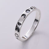 R203 -925 Silver Moon Phase ring