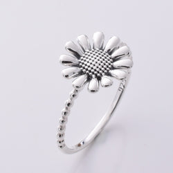 R220 - 925 Silver sunflower ring