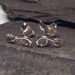 S318 - Twisted Arrow stud earrings