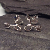 S318 - Twisted Arrow stud earrings