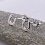 S415 - Horseshoe stud earrings