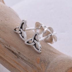 S421 - Triquetra stud earrings