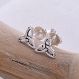 S421 - Triquetra stud earrings
