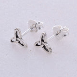 S421 - Triquetra stud earrings